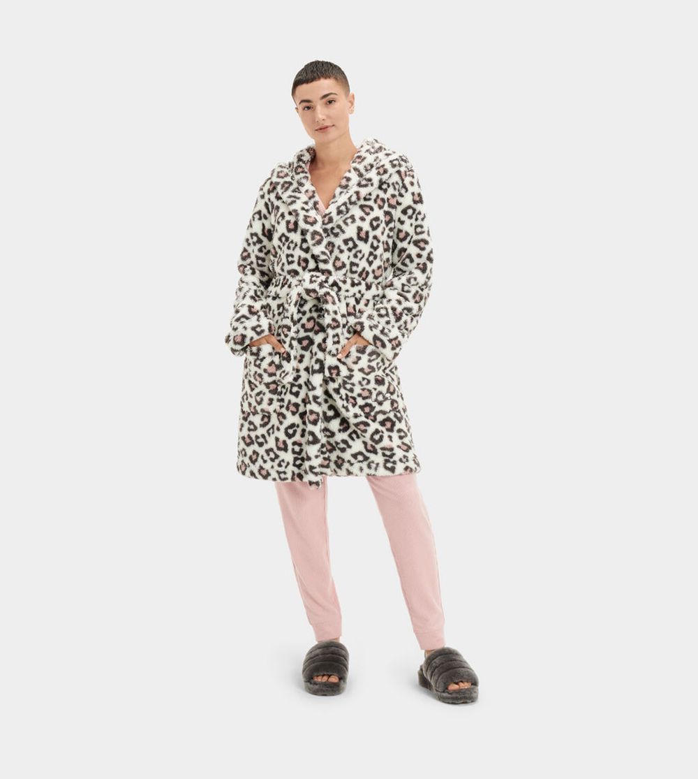 Ugg Robe Womens - Ugg Aarti Leopard - 518RGFAVI